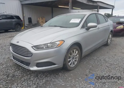 2016 Ford Fusion S из США, поврежденный, VIN 3FA6P0G78GR191093
